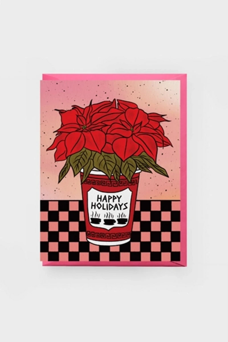 Boss Dotty Bodega Flowers Holiday Card