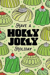 Boss Dotty Holiday Jello Card