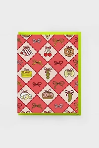 Boss Dotty Holiday Ornaments & Bows Card