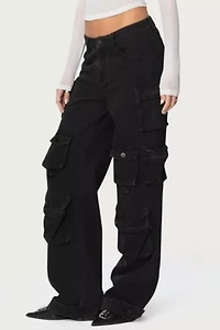 Edikted Oversized Boyfriend Cargo Jeans