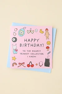 Trinket Collector Birthday Card
