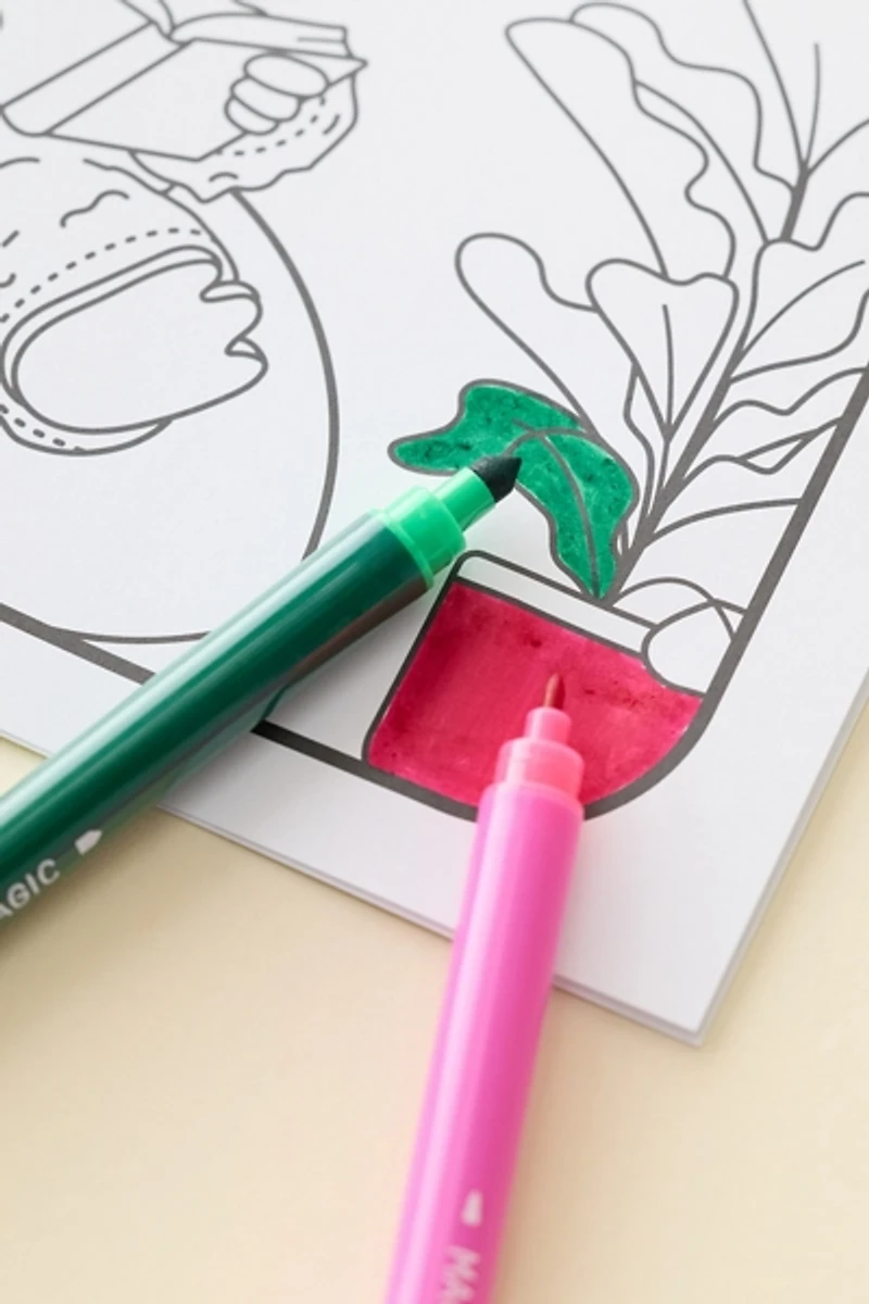 OMY Magic Dual-Sided Felt Marker Set