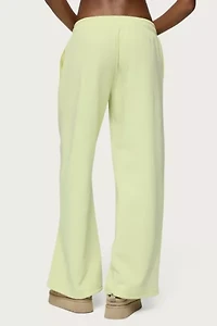 Edikted Matcha Lover Straight Leg Sweatpants
