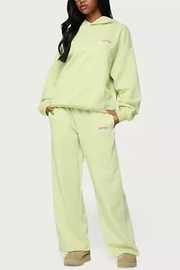 Edikted Matcha Lover Straight Leg Sweatpants