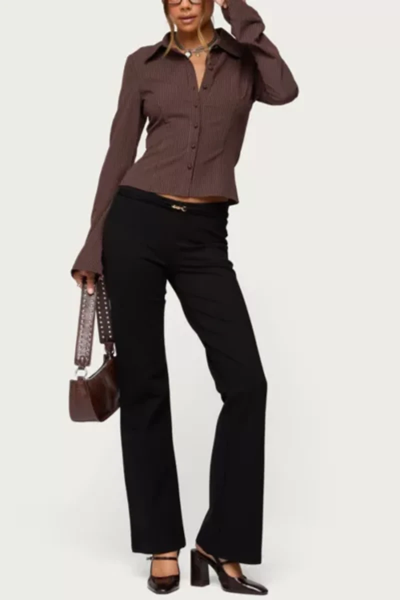 Edikted Metiza Flared Pants