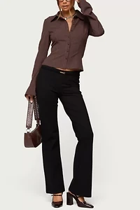 Edikted Metiza Flared Pants