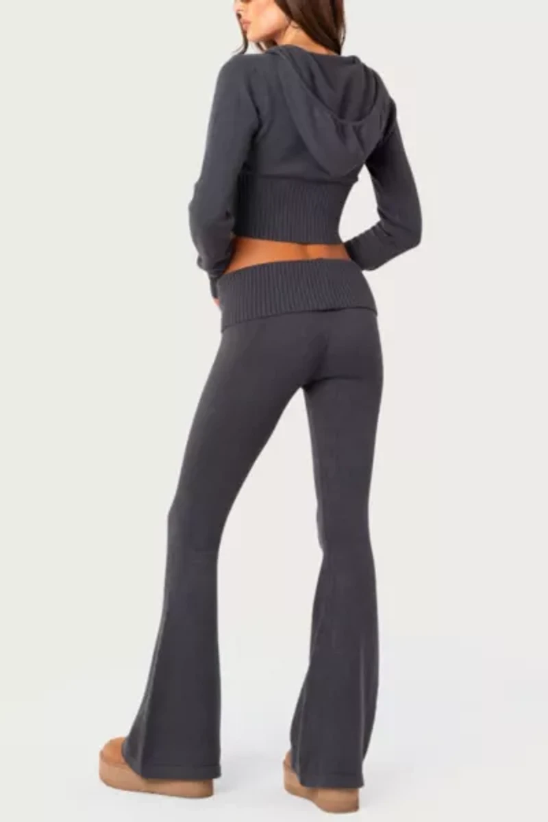 Edikted Desiree Knitted Hooded Cardigan