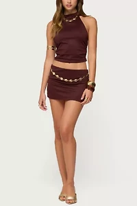 Edikted Briar Necklace Halter Top