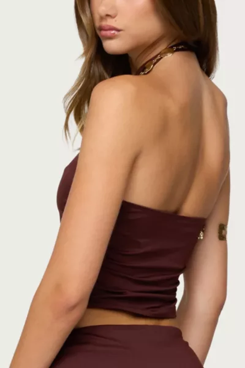 Edikted Briar Necklace Halter Top