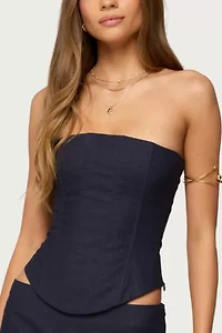 Edikted Rebel Linen Look Corset