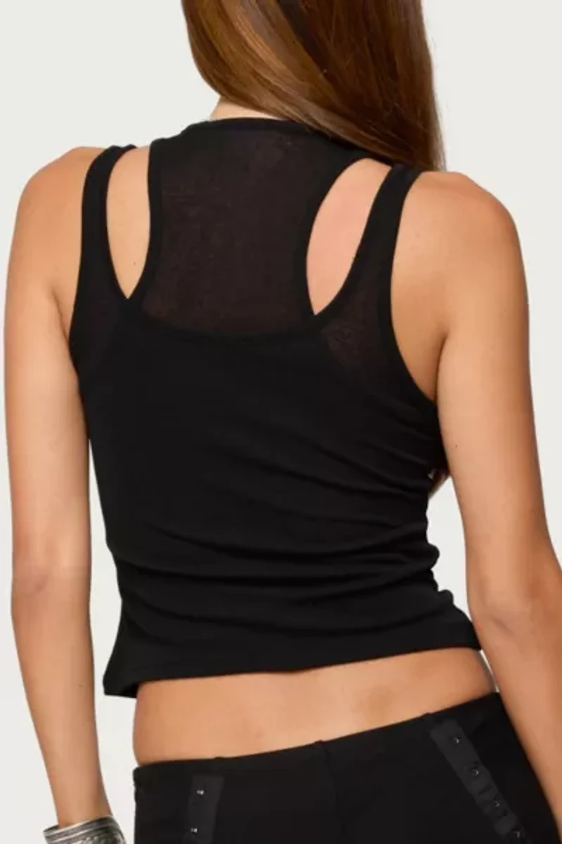 Edikted Sammy Layered Tank Top