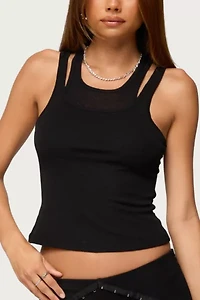 Edikted Sammy Layered Tank Top