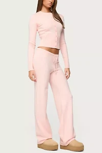 Edikted Montanna Rib Knit Cardigan