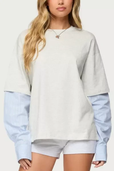 Edikted Tailor Oversized Layered Top