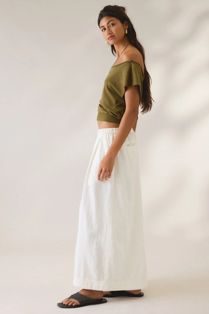 BDG Creekside Cropped Cotton Wide Leg Pants