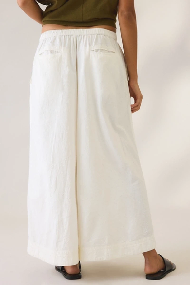 BDG Creekside Cropped Cotton Wide Leg Pants