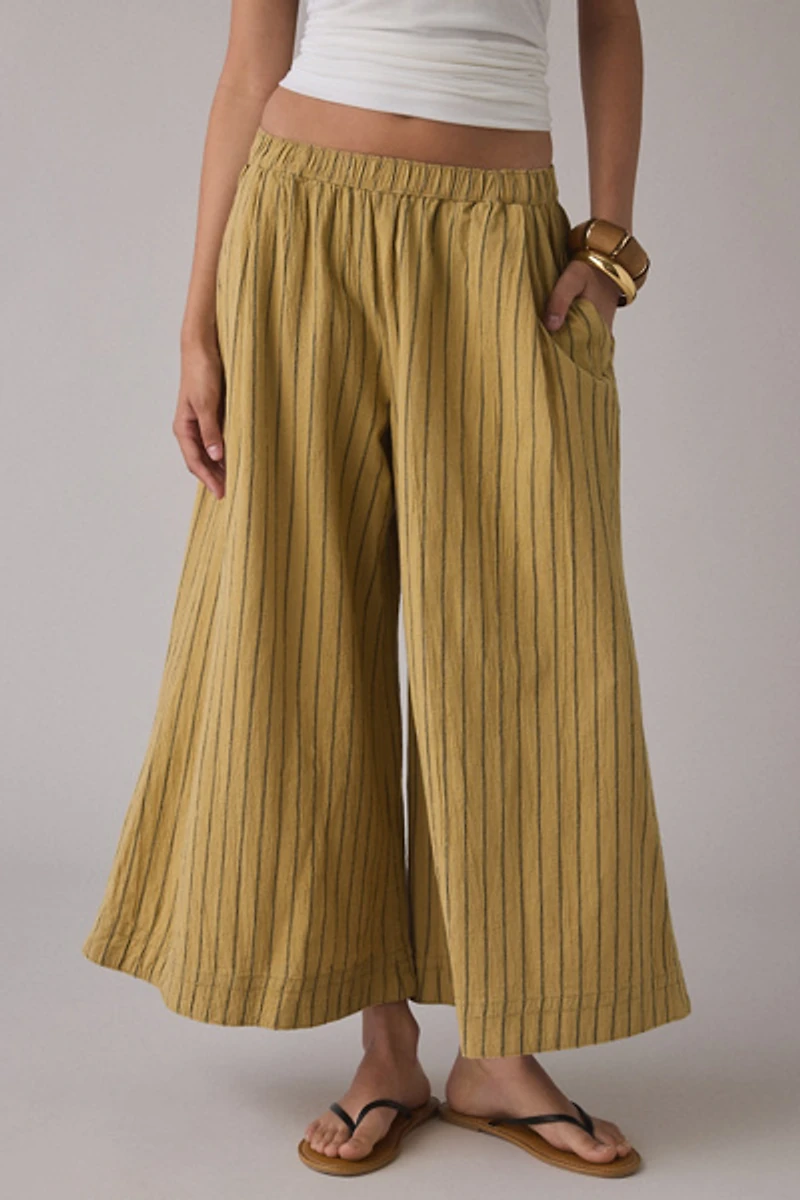 BDG Creekside Cropped Cotton Wide Leg Pant