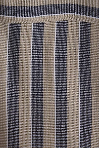 UO Textured Wide Stripe Woven Camp Collar Shirt