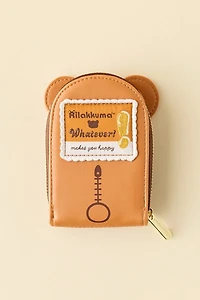 Whatever! Makes You Happy X Rilakkuma Faux Leather Accordion Wallet