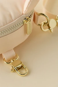 Whatever! Makes You Happy Rilakkuma Korilakkuma Padded Nylon Head Crossbody Bag