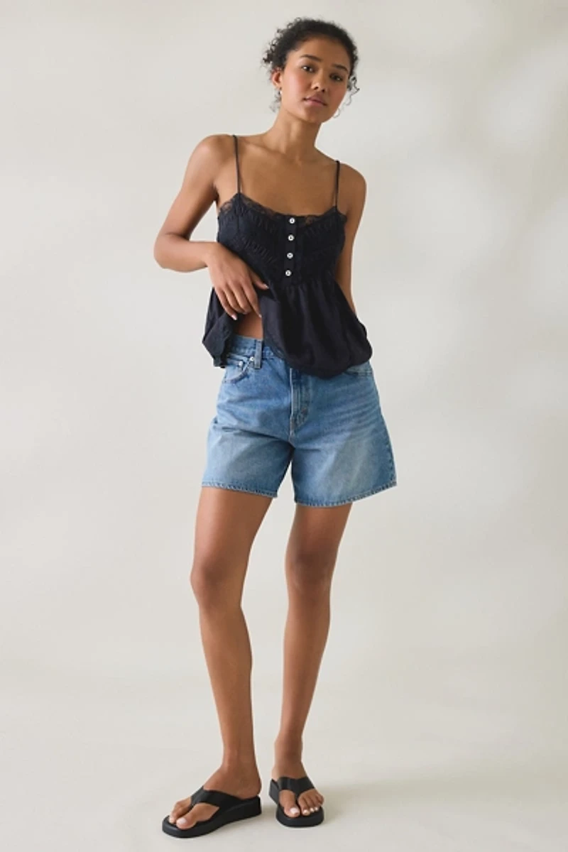 Kimchi Blue Tabby Lace Trim Babydoll Cami
