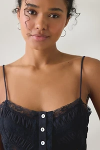 Kimchi Blue Tabby Lace Trim Babydoll Cami
