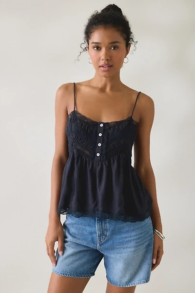 Kimchi Blue Tabby Lace Trim Babydoll Cami