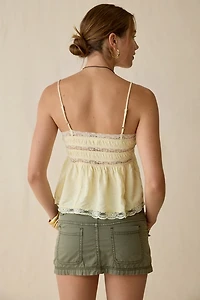 Kimchi Blue Tabby Lace Trim Babydoll Cami