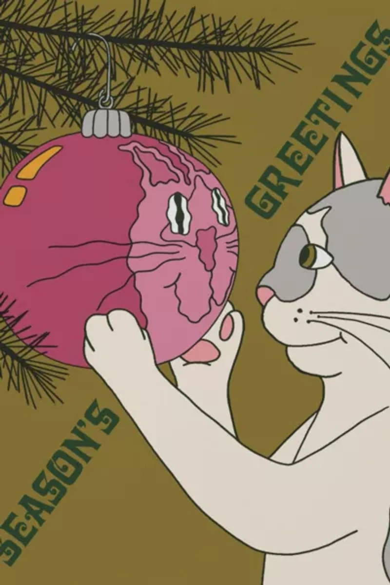 Red Cap Reflections Holiday Card