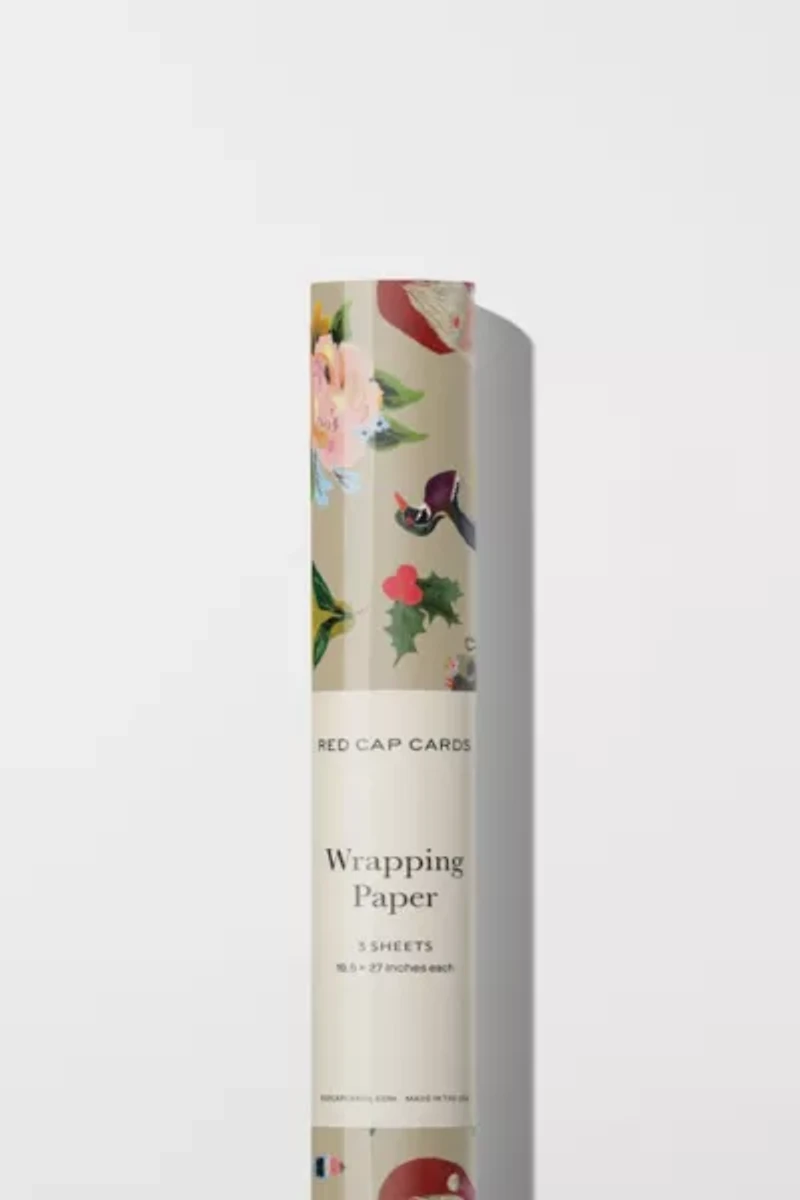 Red Cap Merry Christmas to You Wrapping Paper