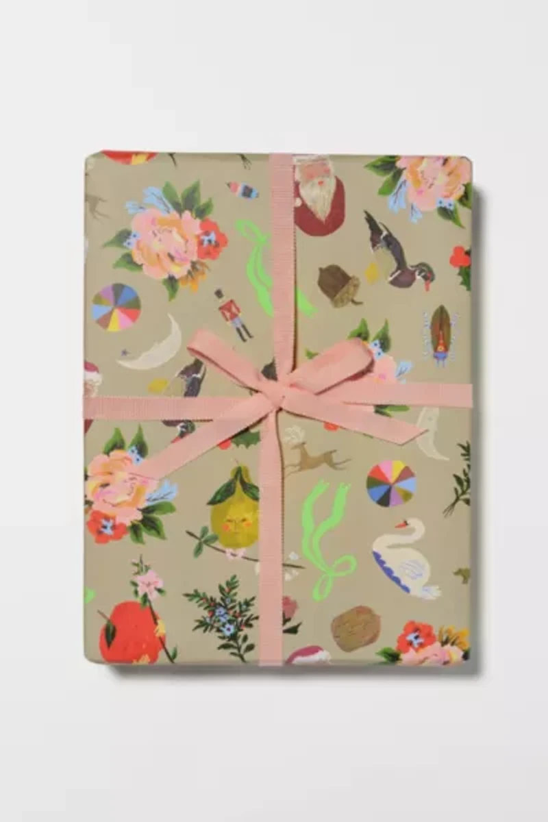 Red Cap Merry Christmas to You Wrapping Paper