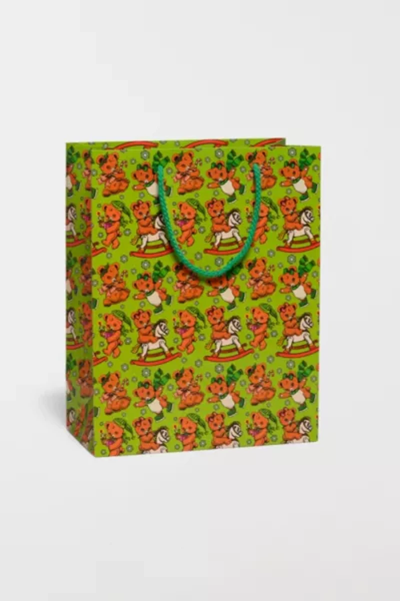 Red Cap Berry Merry Christmas Gift Bag