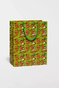 Red Cap Berry Merry Christmas Gift Bag