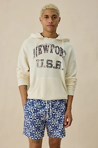 Sano Checkerboard Flower 6.5” Swim Trunks