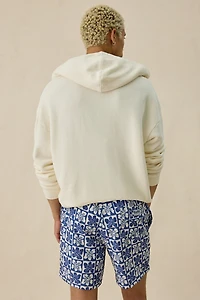 Sano Checkerboard Flower 6.5” Swim Trunks
