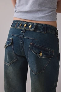 Abrand 00 Riley Engineered Super Low Mega Baggy Jean