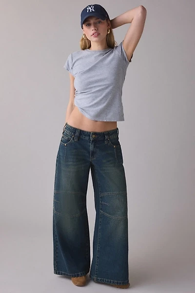 Abrand 00 Riley Engineered Super Low Mega Baggy Jean