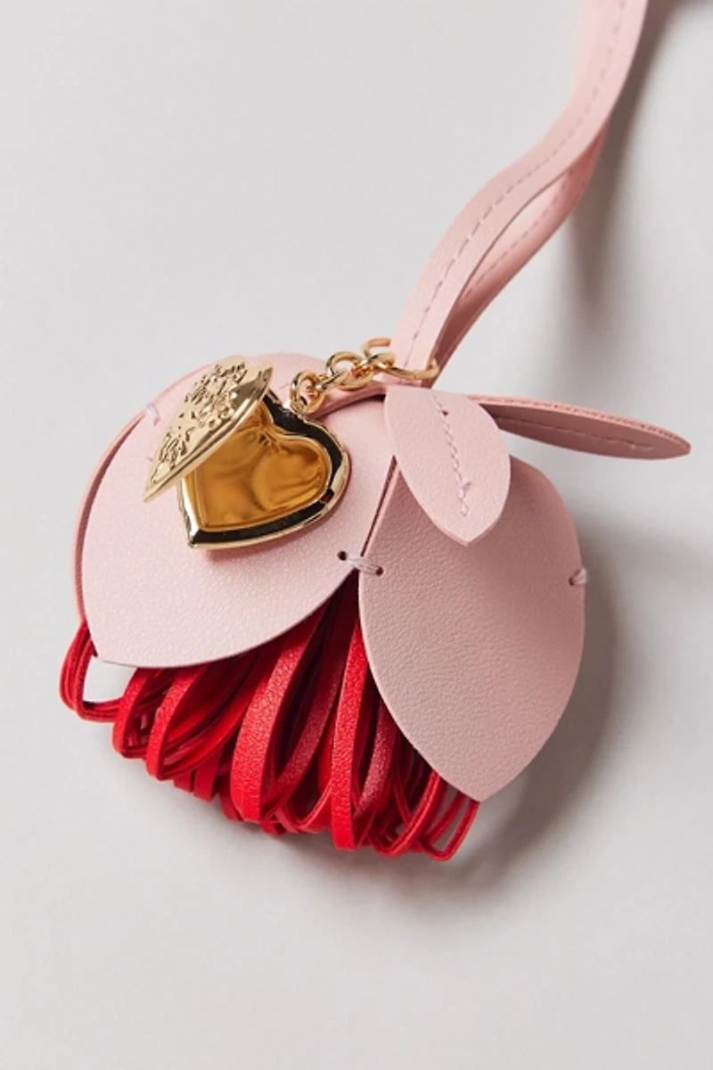 Superbloom Floral Faux Leather Bag Charm