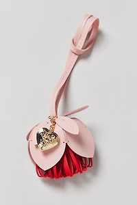 Superbloom Floral Faux Leather Bag Charm