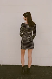 RAT BOI Boatneck Mini Dress