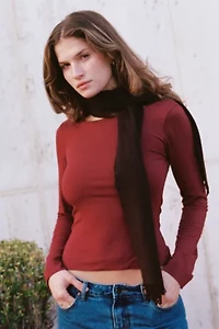 RAT BOI Cowl Back Long Sleeve Top