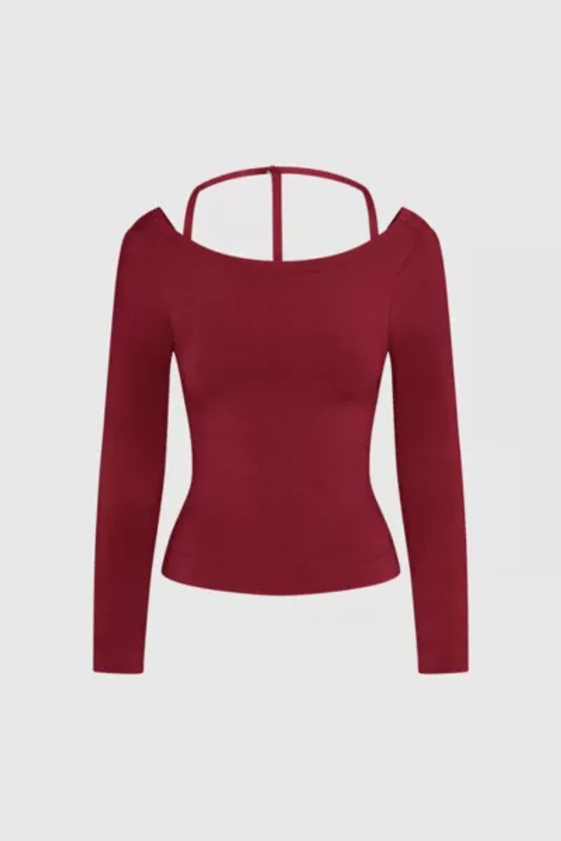 RAT BOI Cowl Back Long Sleeve Top