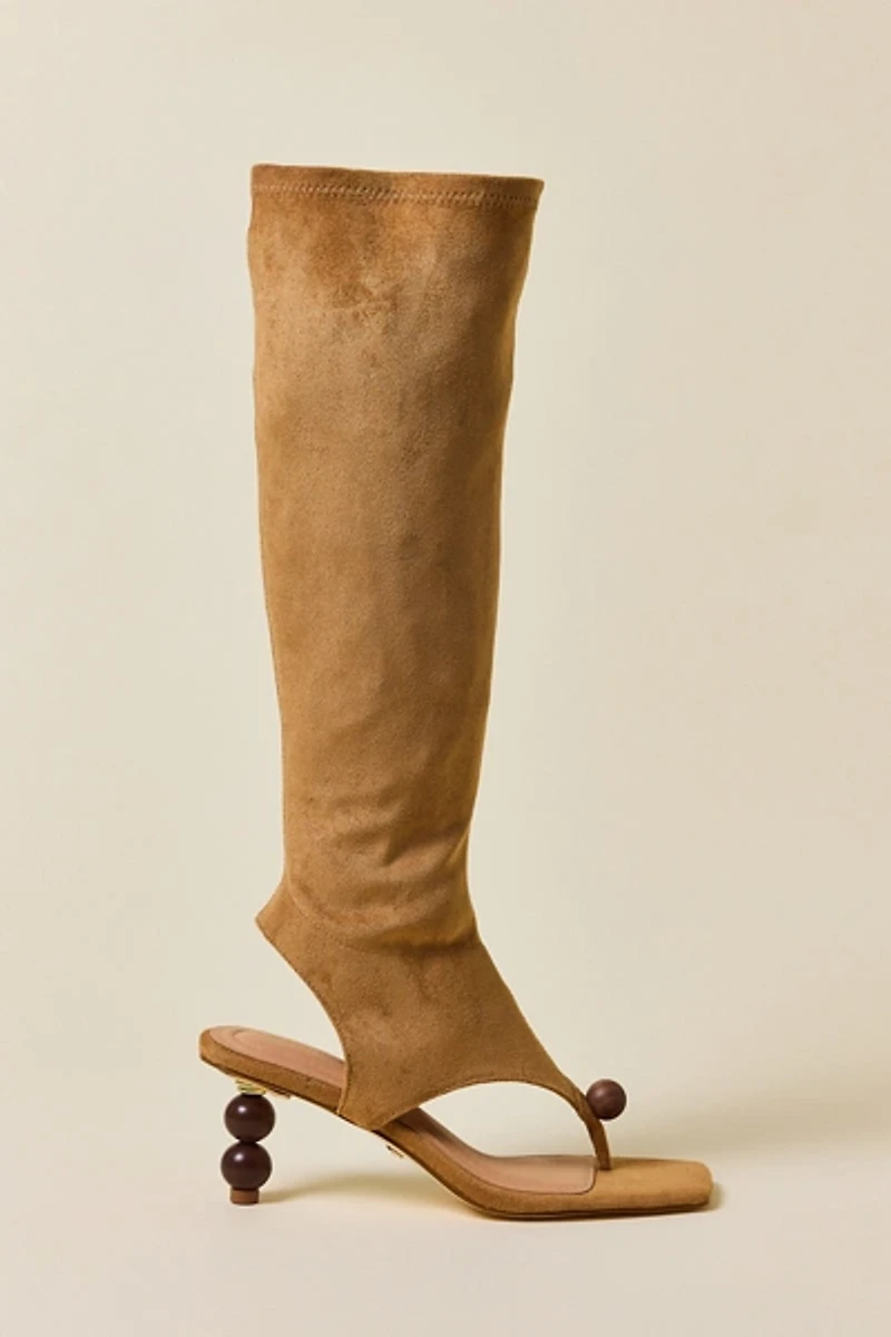 Azalea Wang Dottie Stiletto Sandal Boots