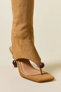 Azalea Wang Dottie Stiletto Sandal Boots