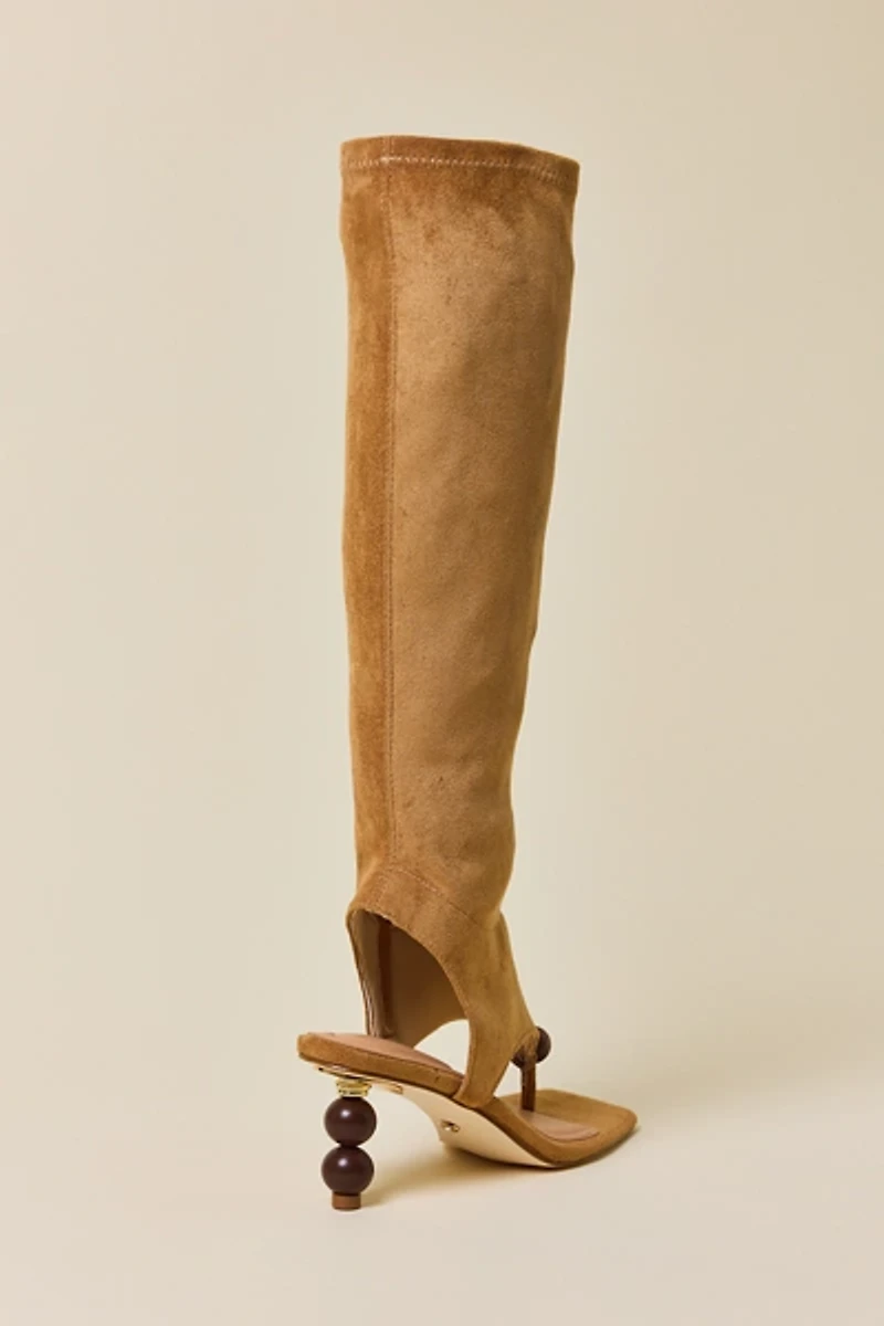 Azalea Wang Dottie Stiletto Sandal Boots
