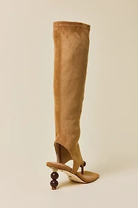 Azalea Wang Dottie Stiletto Sandal Boots