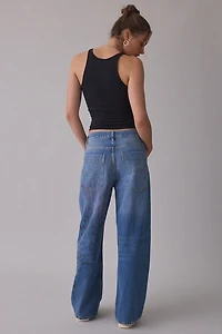 BDG Jaya Tattoo Graphic Baggy Boyfriend Jeans
