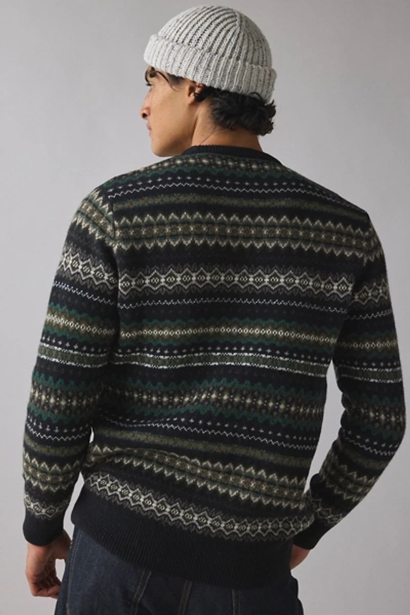 Barbour Case Fair Isle Crew Neck Sweater