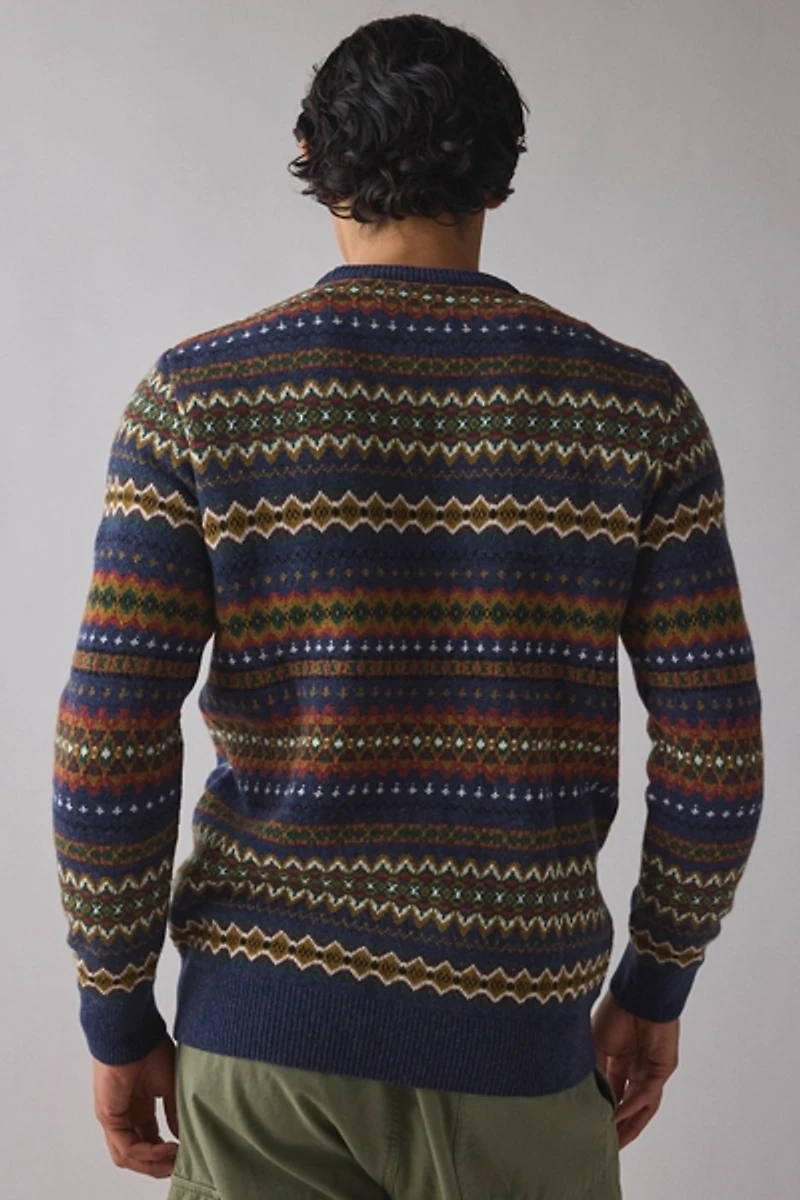 Barbour Case Fair Isle Crew Neck Sweater