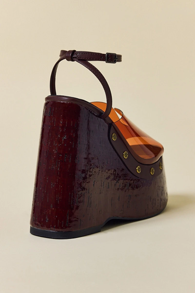 Azalea Wang Jenza Jelly Wedge Sandals